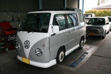 JDM 1992 Subaru Sambar (Kombi Conversion, KV4, 4WD, Supercharged) import